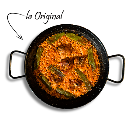 Paella Valenciana de Pollo y Verduras